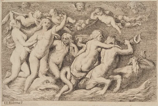 Venus Rising from the Sea av Peter Paul Rubens
