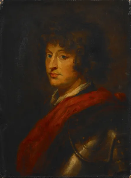Young Man In Armor av Follower of Peter Paul Rubens