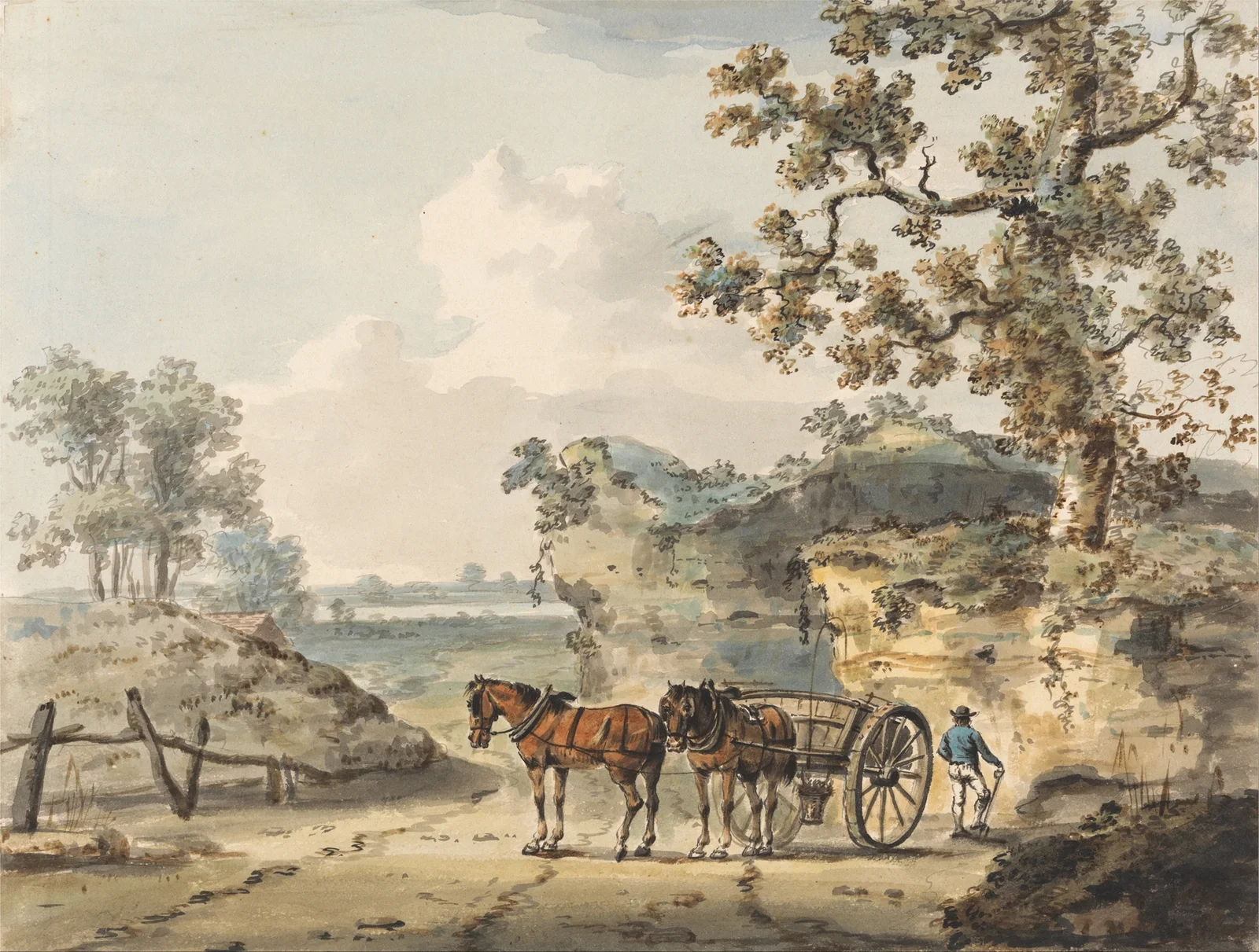 A Sandpit av Paul Sandby