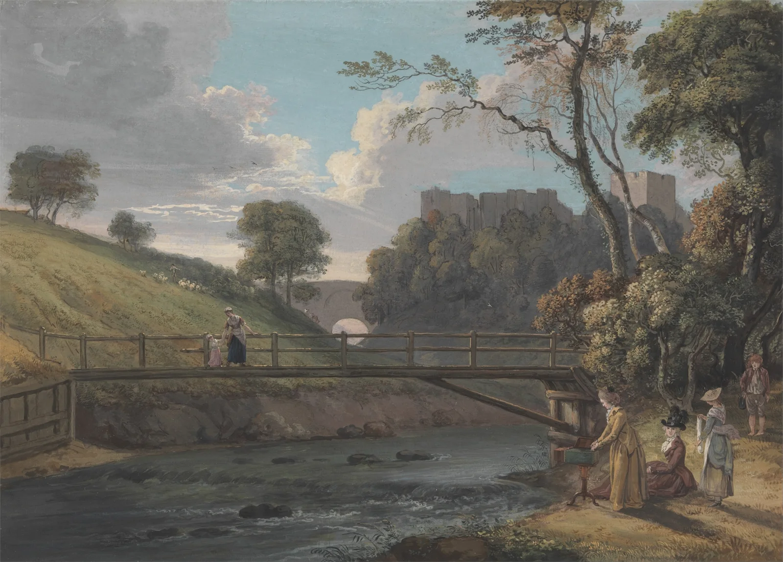 Roslin Castle, Midlothian av Paul Sandby