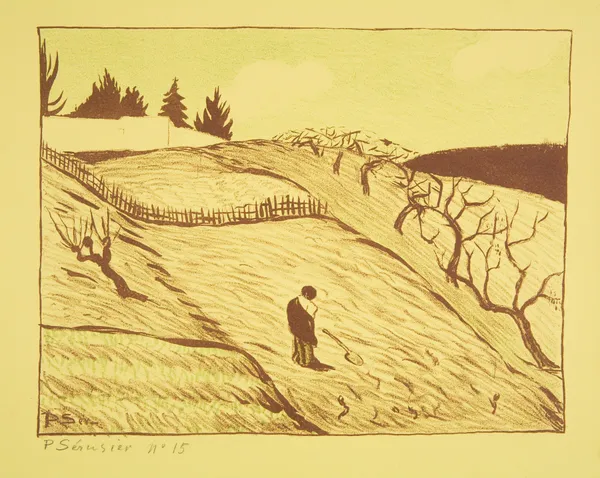 Landscape – The End of the Day av Paul Sérusier