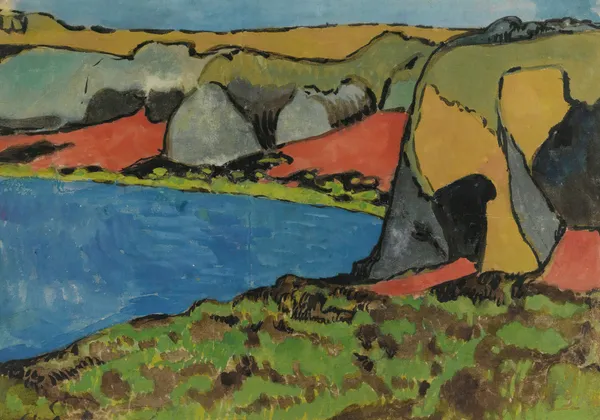 Paysage Breton, La Petite Anse av Paul Sérusier
