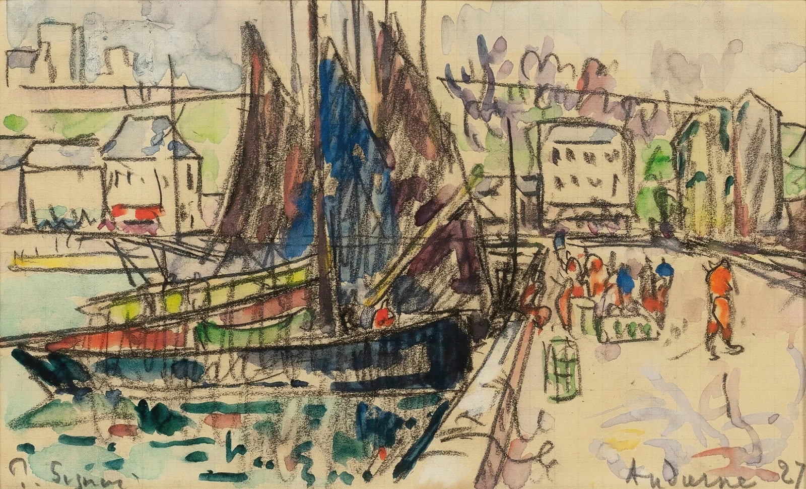 Audierne av Paul Signac