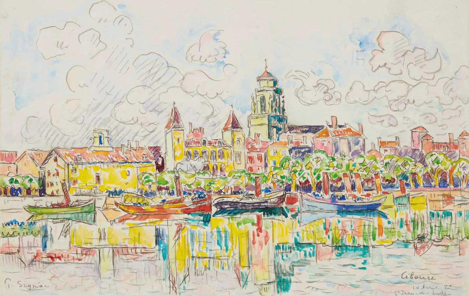 Ciboure av Paul Signac