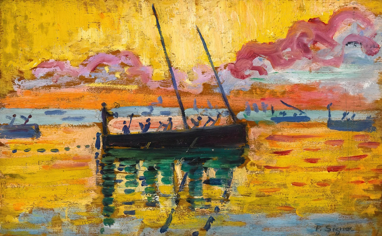Concarneau (Étude) av Paul Signac