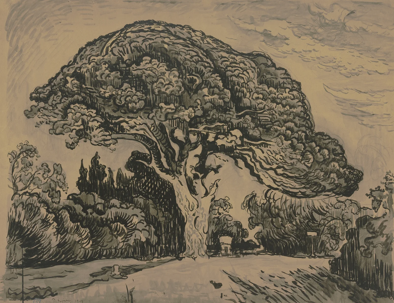 Le Pin Bertaud av Paul Signac