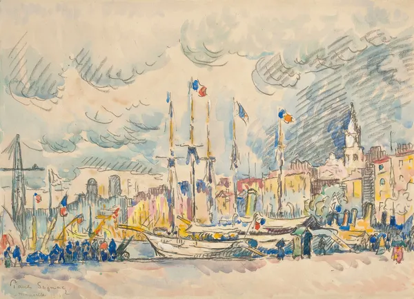 Marseille, le quai av Paul Signac