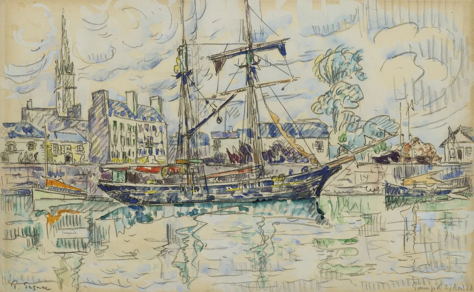 Paimpol av Paul Signac