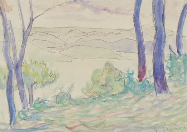 Paysage méditerranéen av Paul Signac