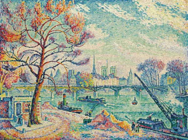 Pont Des Arts (Paris) av Paul Signac