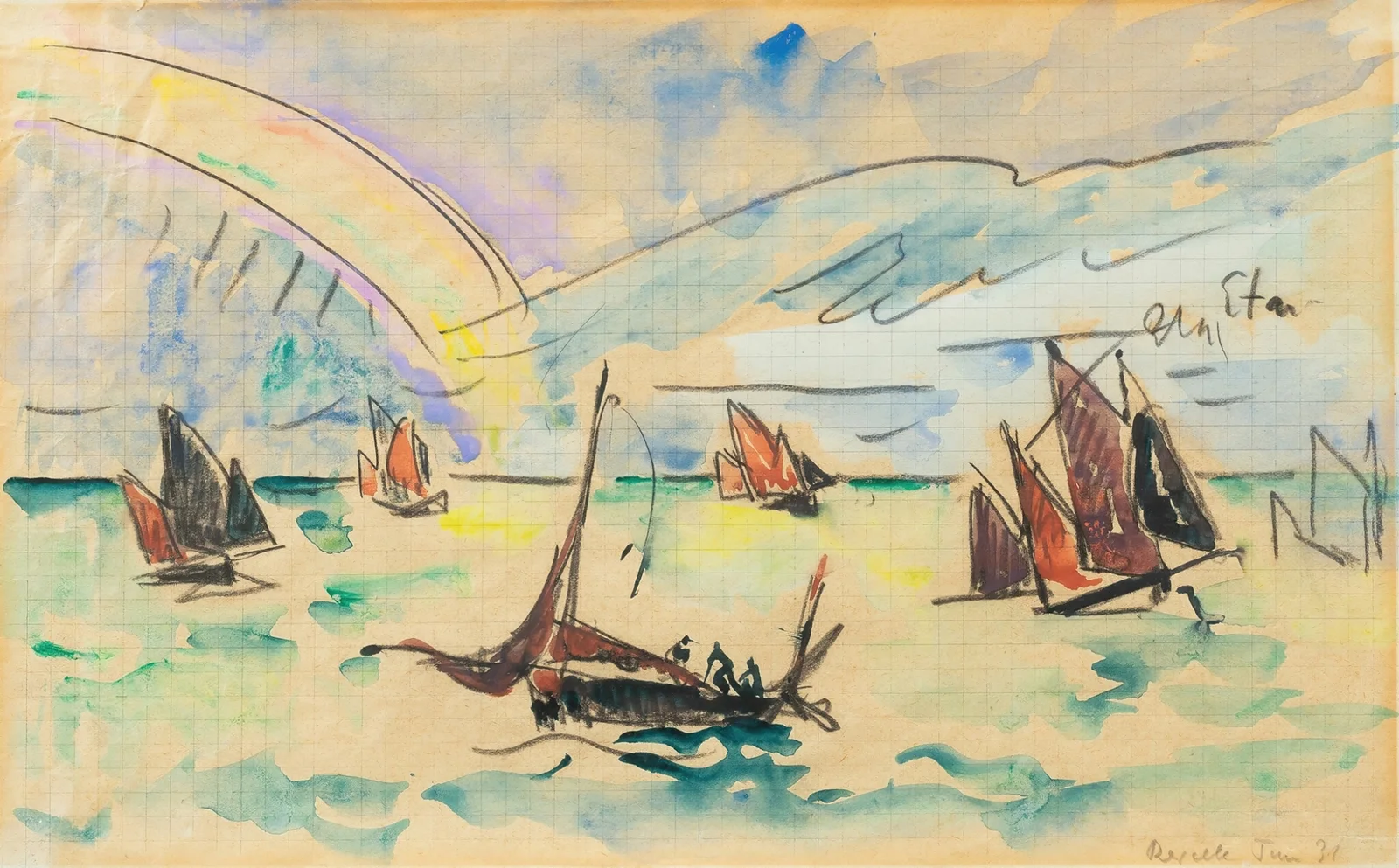 Réville av Paul Signac