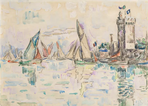Sables d’Olonne, la tour d’Arundel av Paul Signac