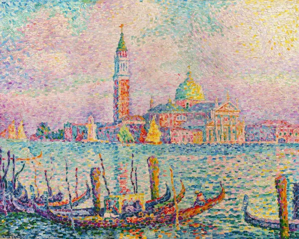 Saint-Georges. Couchant (Venise) av Paul Signac