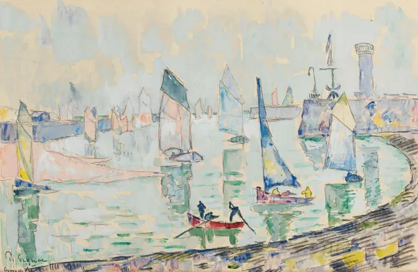 Saint-Gilles Croix-De-Vie av Paul Signac