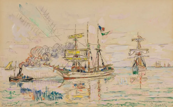 Saint-Malo. Les Terreneuvas av Paul Signac