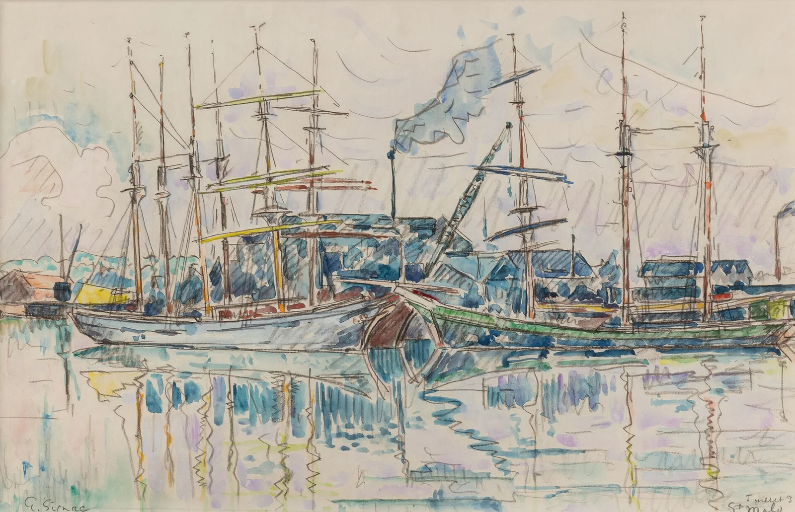 Saint-Malo av Paul Signac