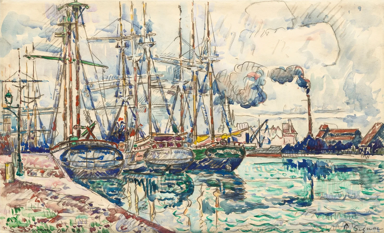 Saint-Servan av Paul Signac