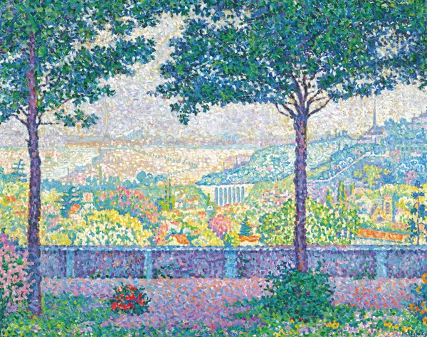 Terrasse De Meudon av Paul Signac