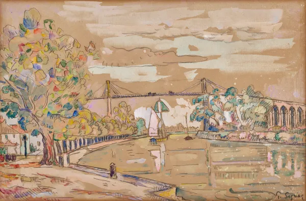 Tonnay-Charente, le pont suspendu av Paul Signac