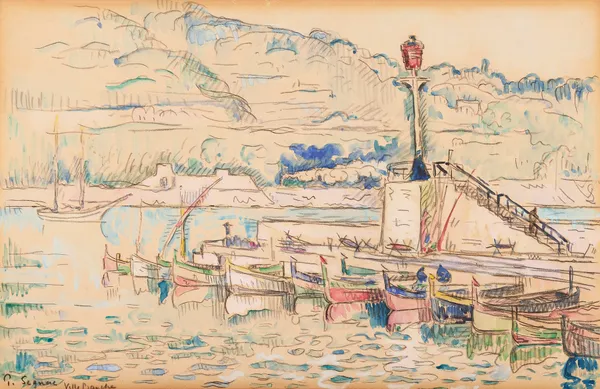 Villefranche-sur-Mer av Paul Signac