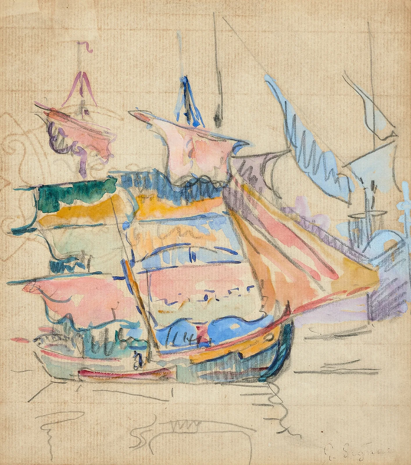 Voiliers av Paul Signac