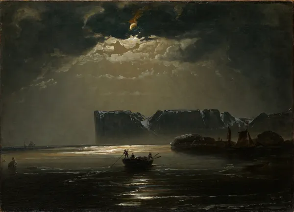 The North Cape by Moonlight av Peder Balke