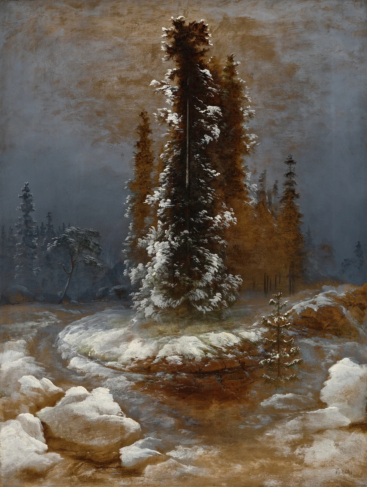 Vårløsning (Spring Thaw) av Peder Balke