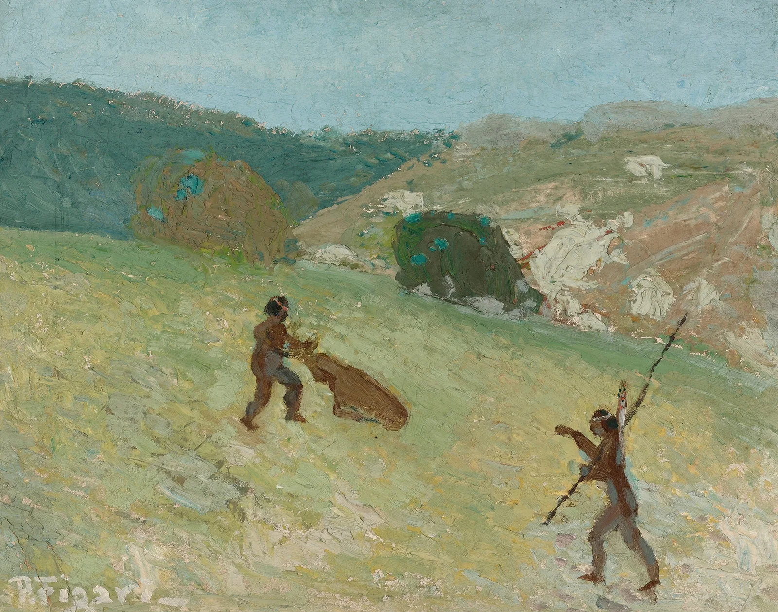 Caza av Pedro Figari