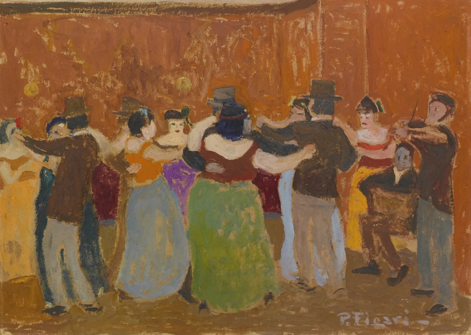 El Tango, cabaret av Pedro Figari