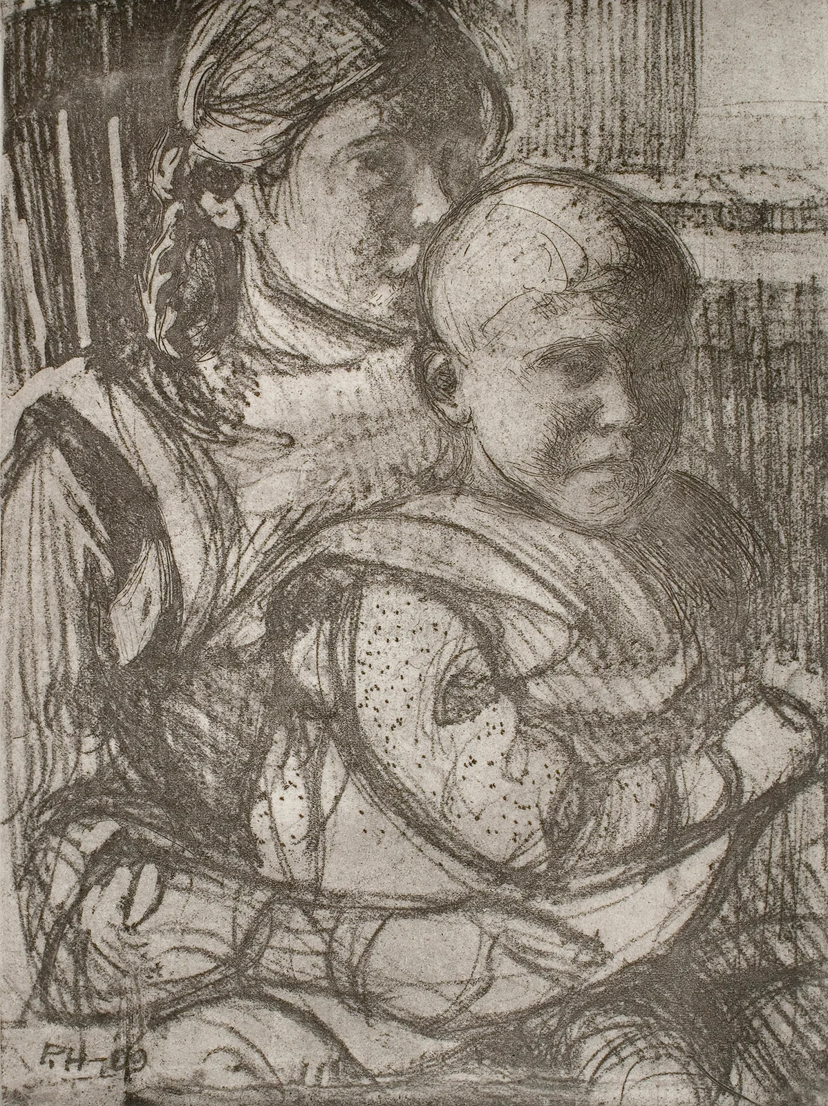 Anni and Elina av Pekka Halonen