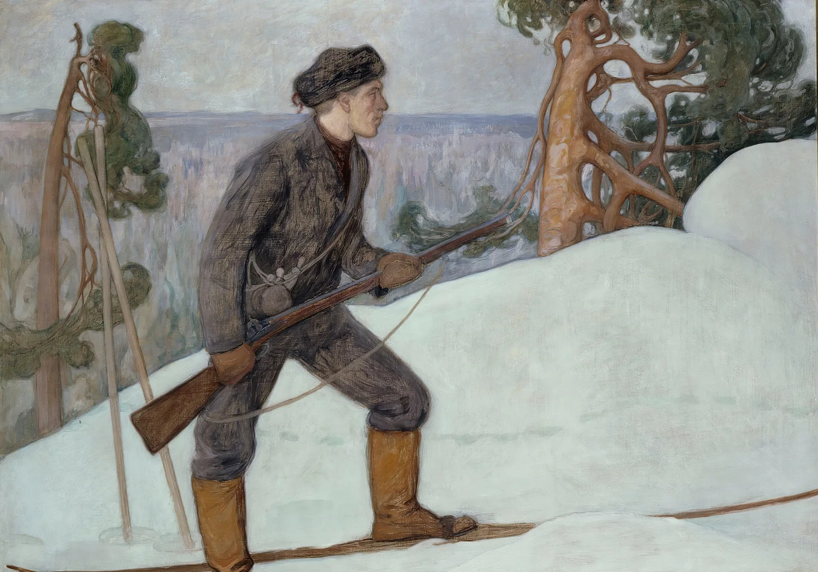 The Lynx Hunter av Pekka Halonen