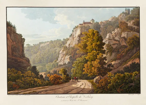 Chateau et Chapelle de Vorburg av Peter Birmann