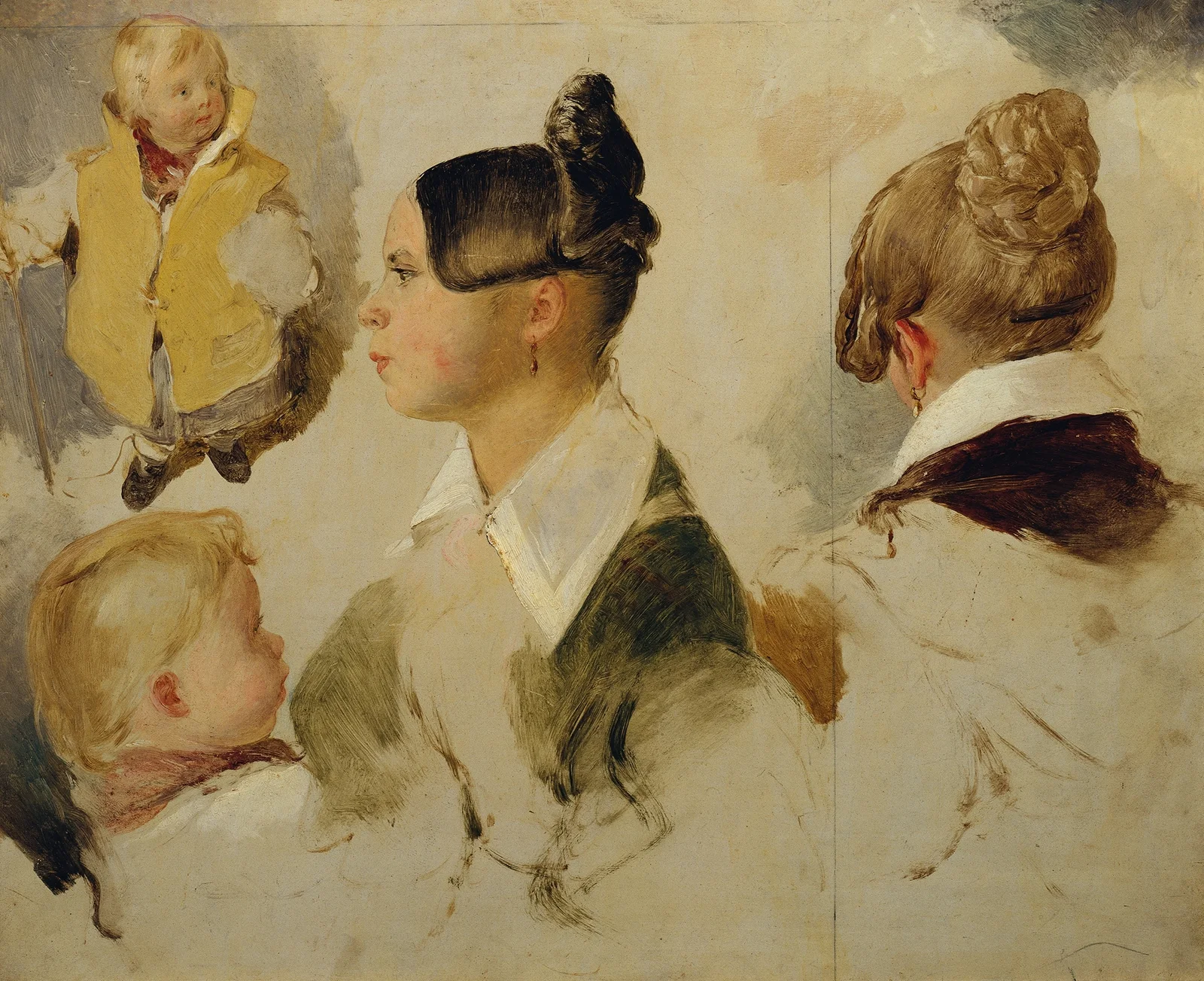 Figurale Studien av Peter Fendi