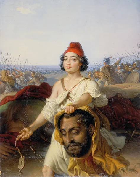 David mit dem Haupt Goliaths av Johann Peter Krafft