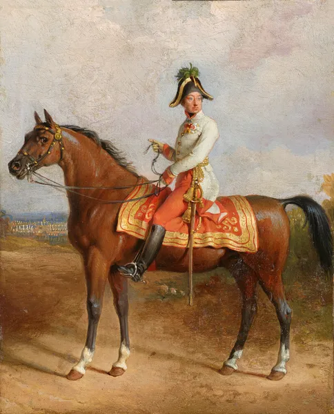 Erzherzog Carl zu Pferd av Johann Peter Krafft