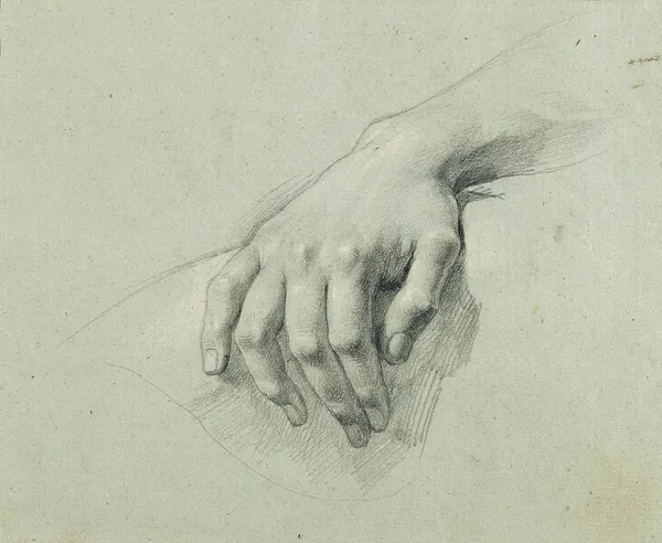 Handstudie zu ‘Arindal und Daura’ av Johann Peter Krafft