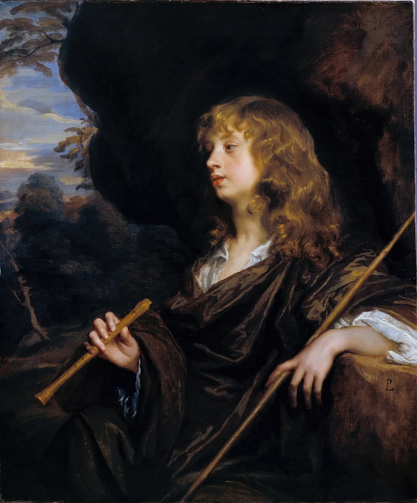 A Boy as a Shepherd av Sir Peter Lely