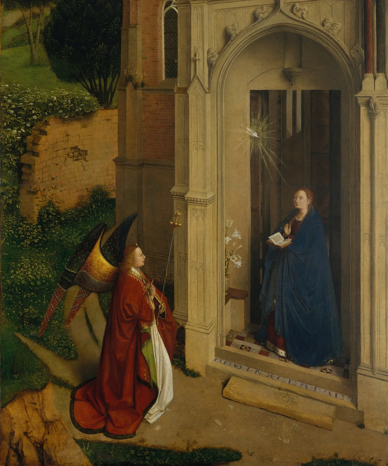 The Annunciation av Petrus Christus