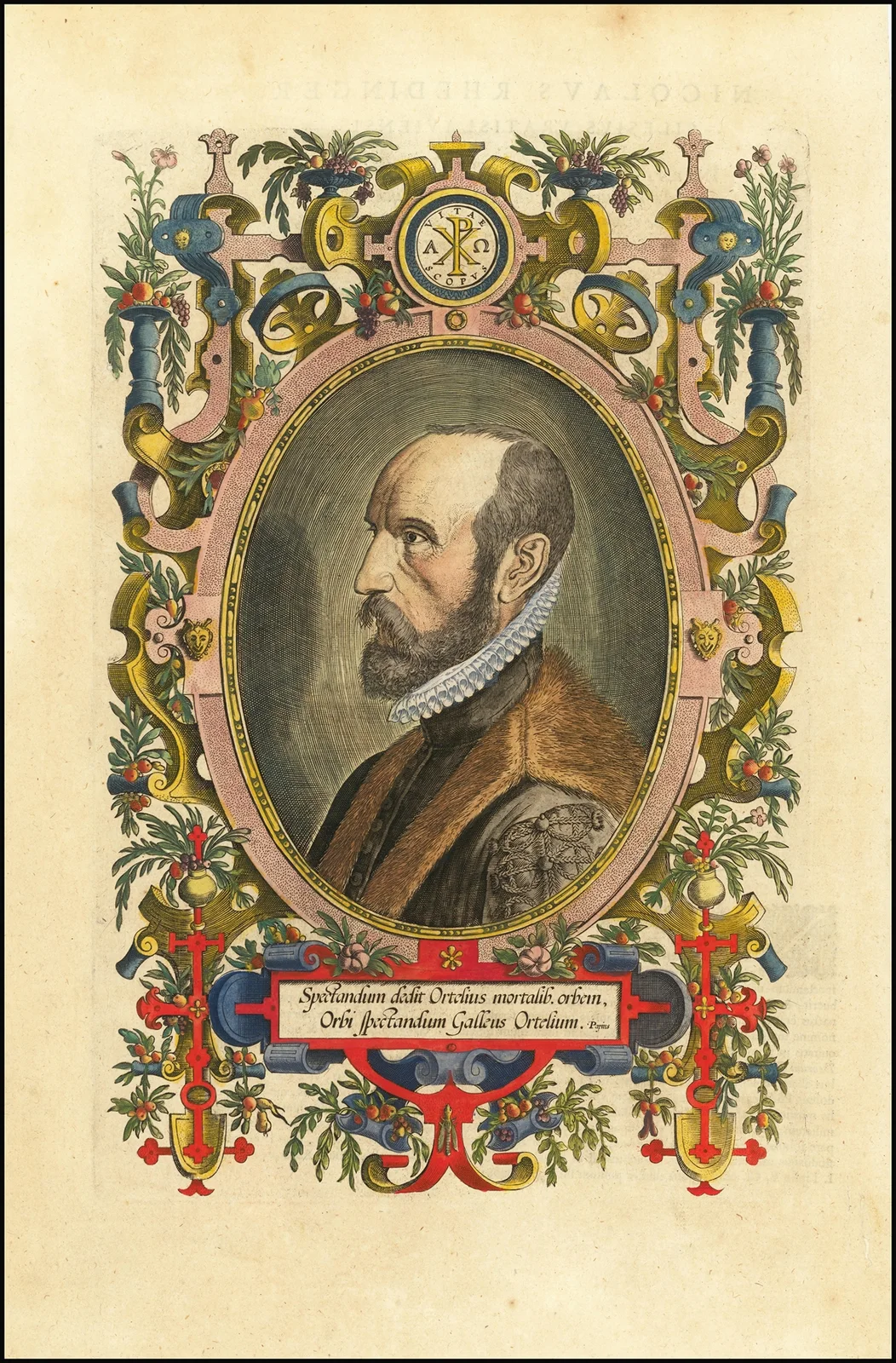 Abraham Ortelius av Philip Galle