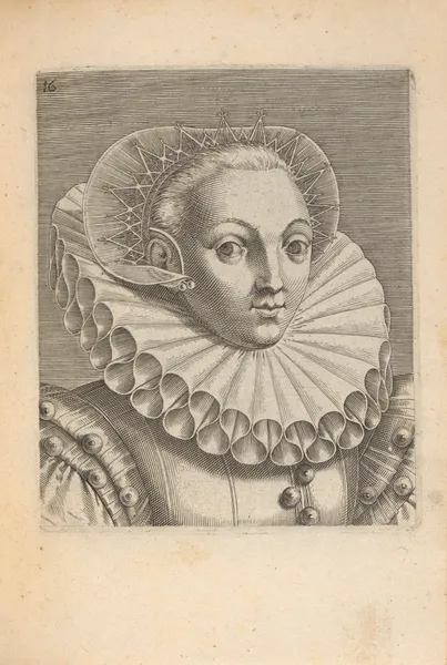 Female, Turned to Right, 1590 – nr 2 av Philip Galle