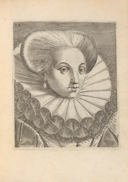 Female, Turned to Right, 1590 – nr 3 av Philip Galle