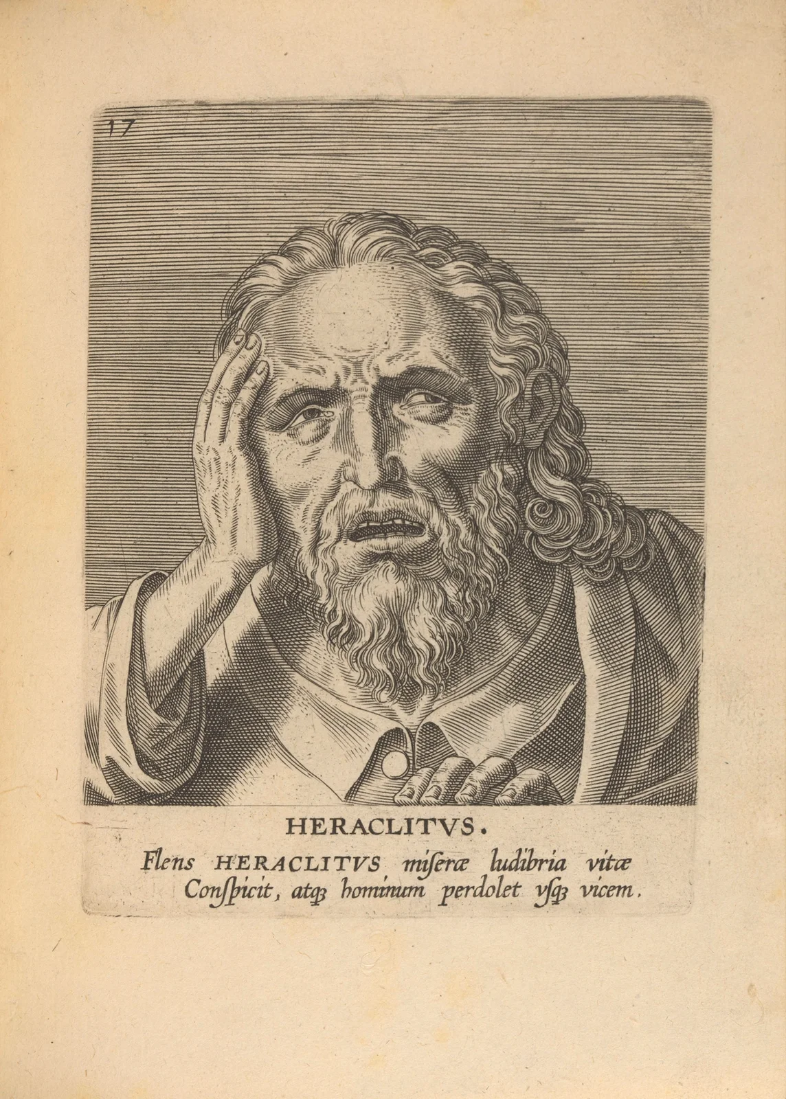 Heraclitus av Philip Galle