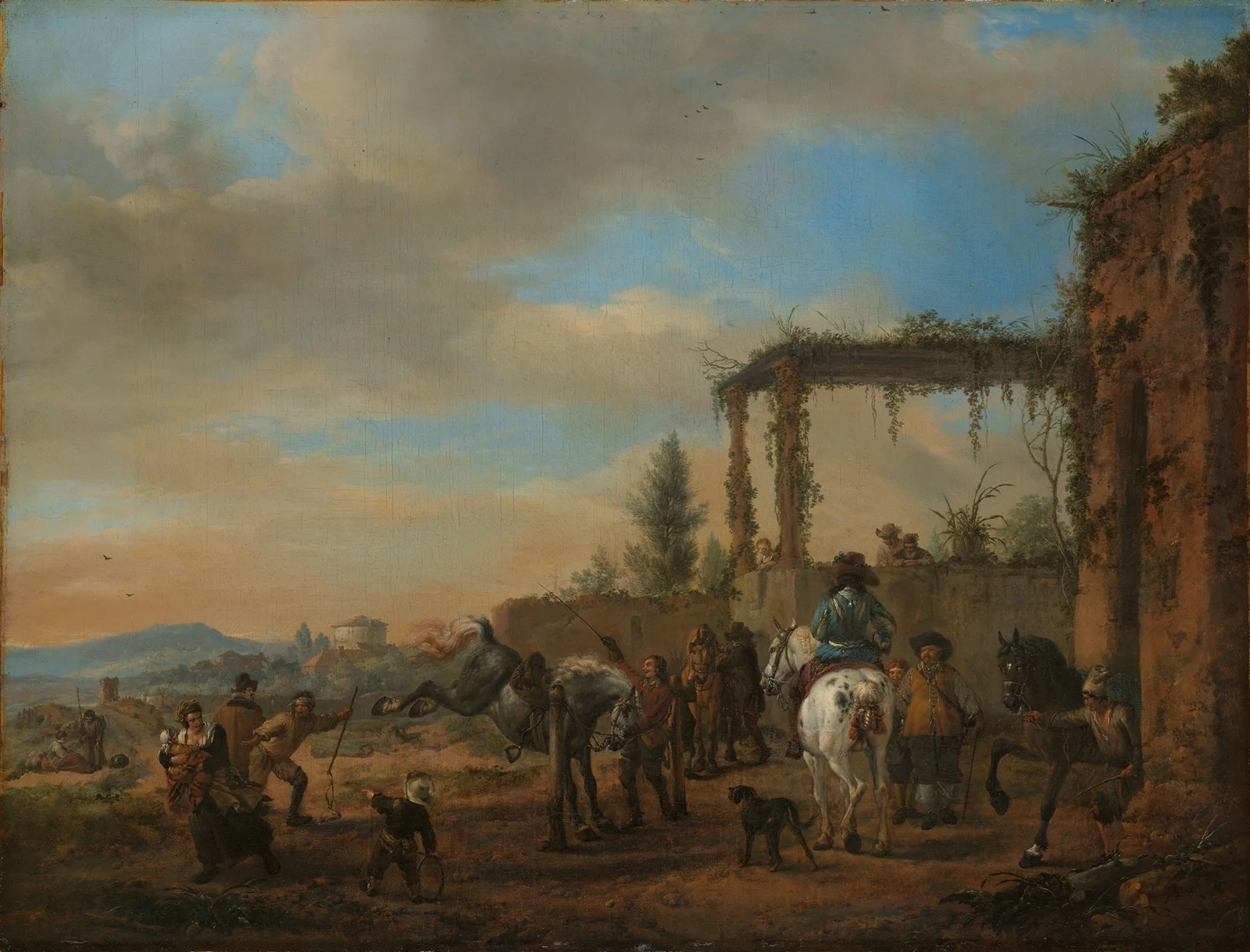 The Riding School av Philips Wouwerman