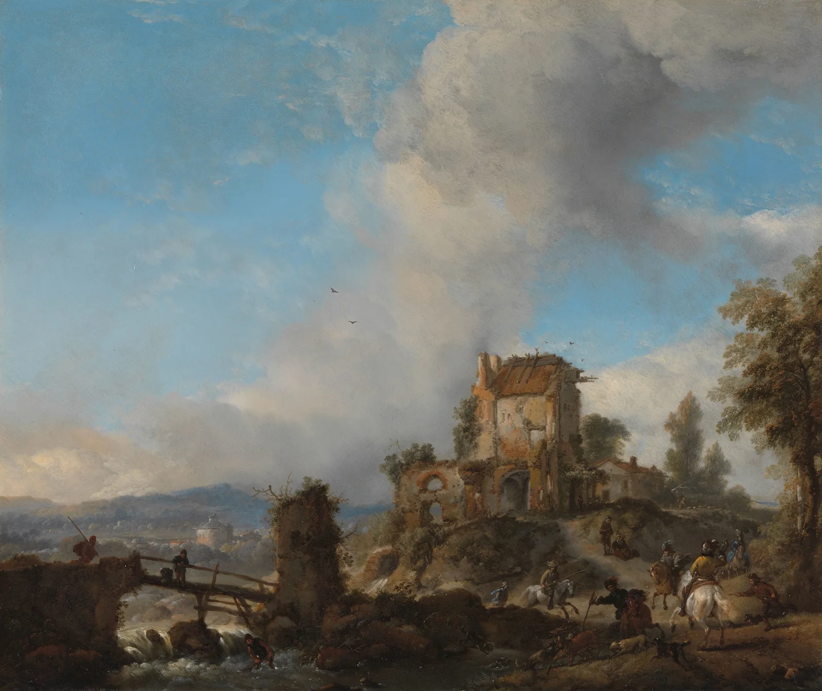 The Stag Hunt av Philips Wouwerman