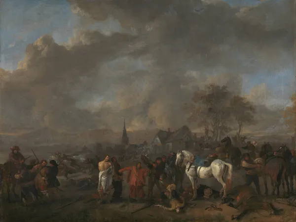 The Victory of the Peasants av Philips Wouwerman