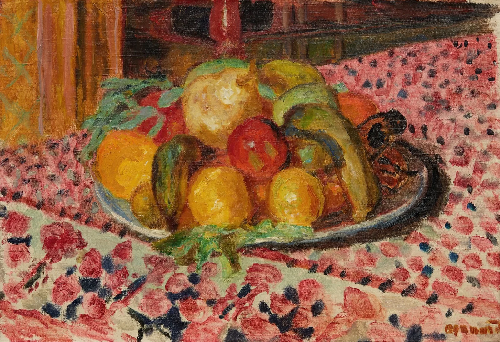 Assiette de fruits av Pierre Bonnard