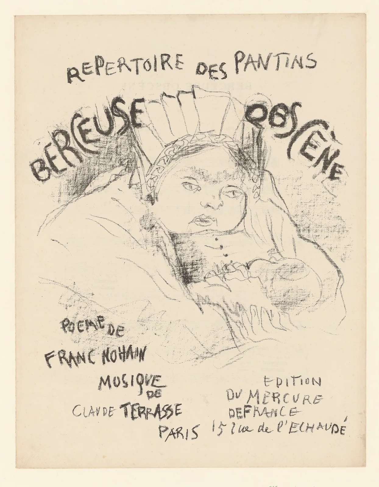Berceuse obscène av Pierre Bonnard