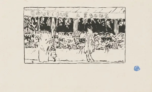 Boutique à cinq sous av Pierre Bonnard
