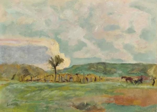 Campagne, Le Labour av Pierre Bonnard