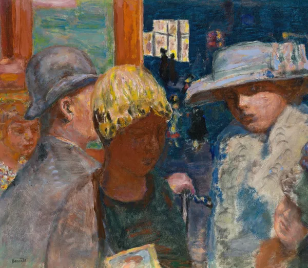 Cinq personnages av Pierre Bonnard